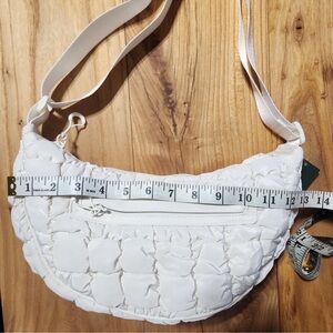 Wild Fable White Quilted Shoulder Bag